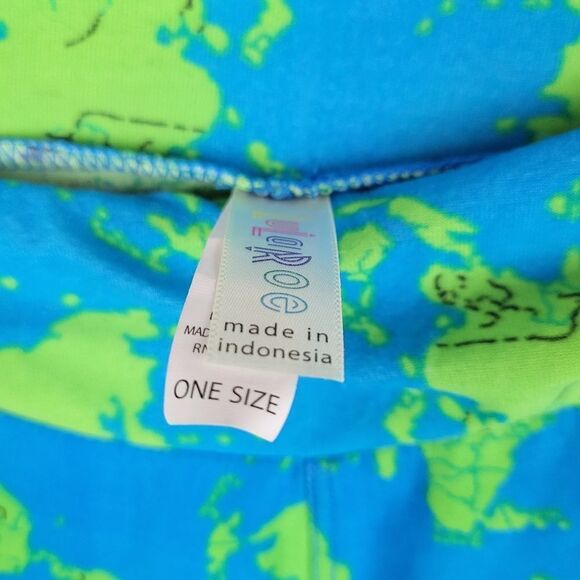 LuLaRoe World Map Leggings One Size Fits All - Picture 4 of 4